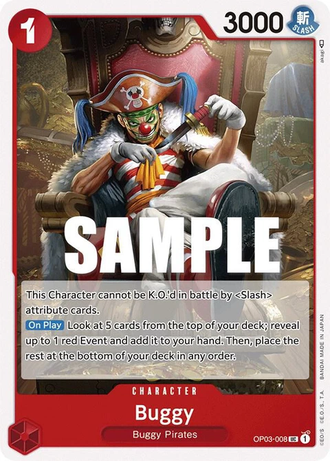 Buggy - One Piece Card Game card