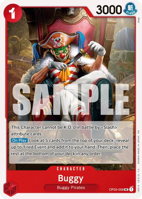 Buggy (Reprint) - One Piece Card Game card