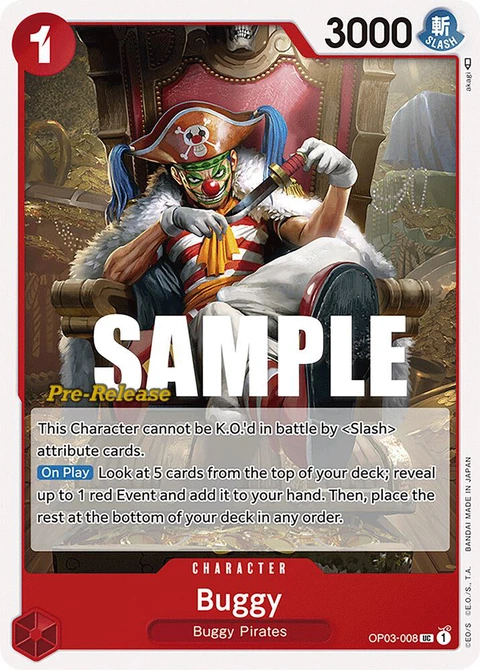 Buggy - One Piece Card Game card