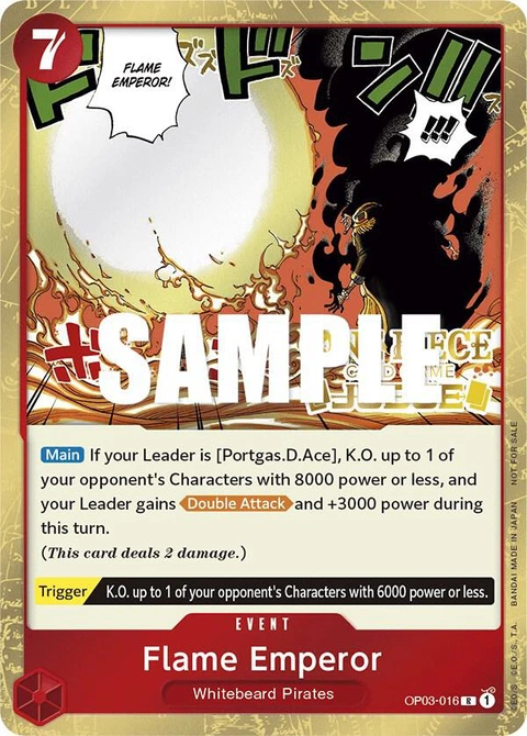 Flame Emperor (Judge Pack Vol. 2) - One Piece Card Game card