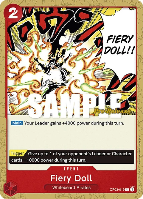 Fiery Doll - One Piece Card Game card