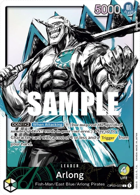 Arlong (Alternate Art) - One Piece Card Game card