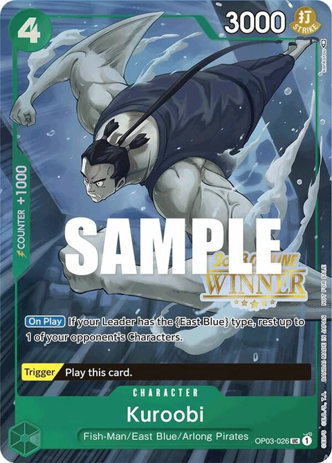 Kuroobi (Offline Regional 2023) - One Piece Card Game card
