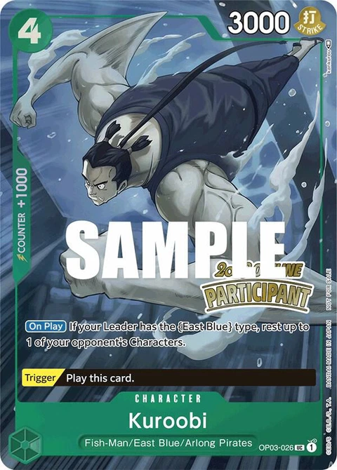 Kuroobi (Offline Regional 2023) - One Piece Card Game card
