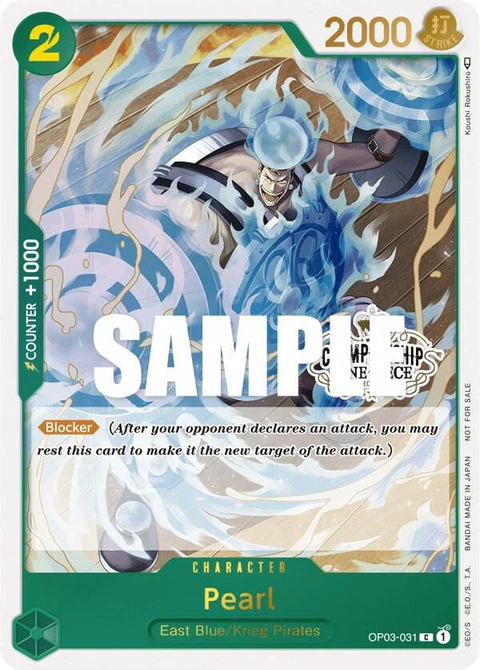 Pearl (Store Championship Participation Pack Vol. 2) - One Piece Card Game card