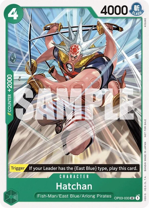 Hatchan (Tournament Pack Vol. 6) - One Piece Card Game card