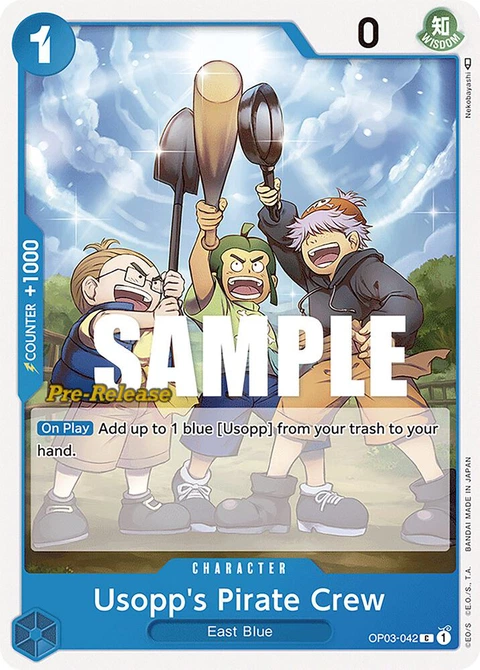 Usopp's Pirate Crew - One Piece Card Game card