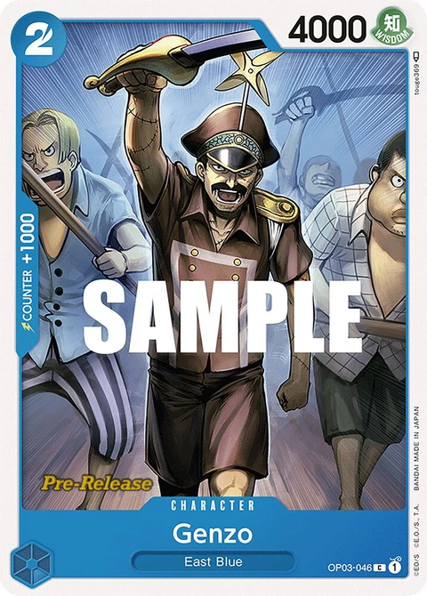 Genzo - One Piece Card Game card