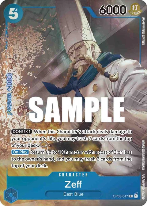 Zeff (Alternate Art) - One Piece Card Game card