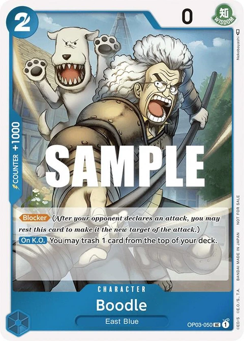 Boodle (Dash Pack) - One Piece Card Game card