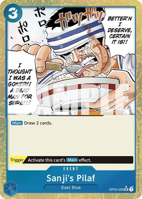 Sanji's Pilaf (Textured Foil) - One Piece Card Game card
