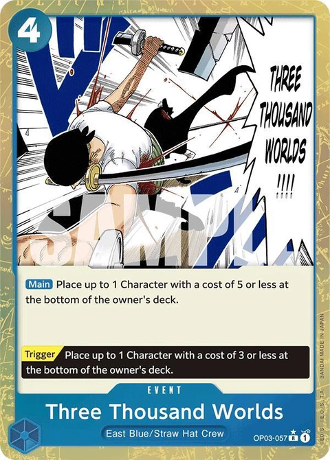 Three Thousand Worlds (Textured Foil) - One Piece Card Game card