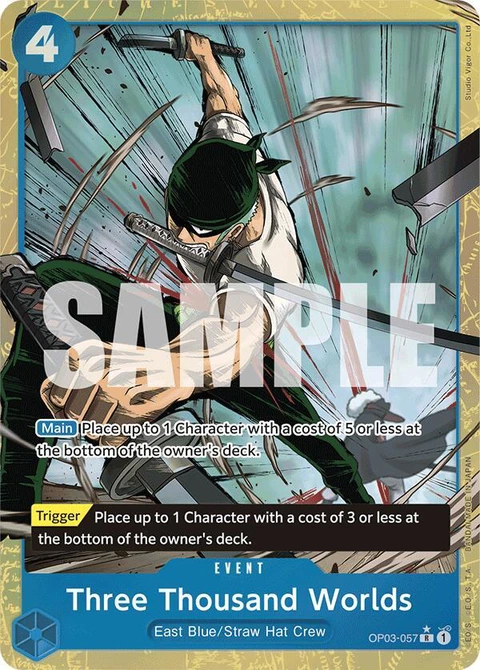 Three Thousand Worlds (Alternate Art) - One Piece Card Game card