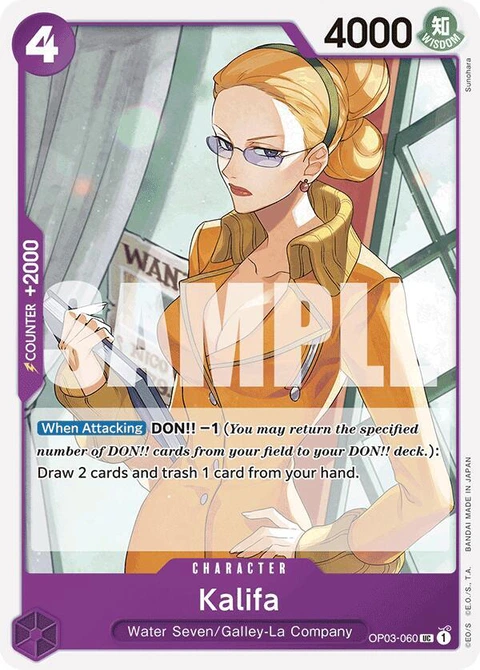 Kalifa (Reprint) - One Piece Card Game card