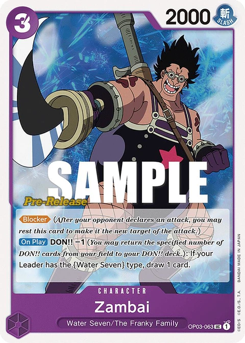 Zambai - One Piece Card Game card