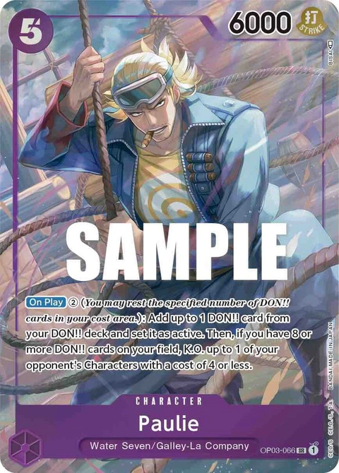 Paulie (Alternate Art) - One Piece Card Game card