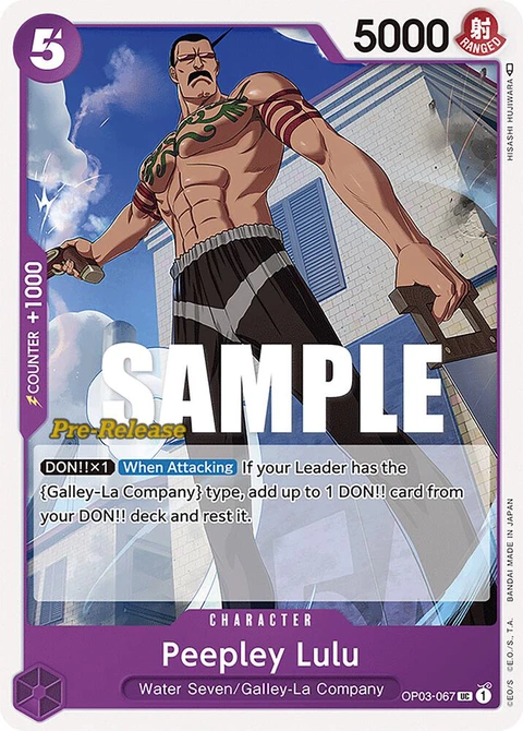 Peepley Lulu - One Piece Card Game card