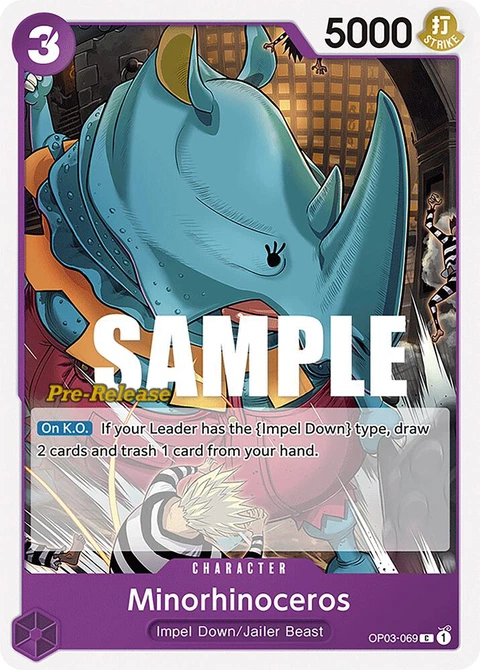 Minorhinoceros - One Piece Card Game card