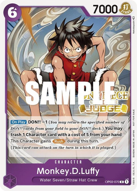 Monkey.D.Luffy (Judge Pack Vol. 2) - One Piece Card Game card