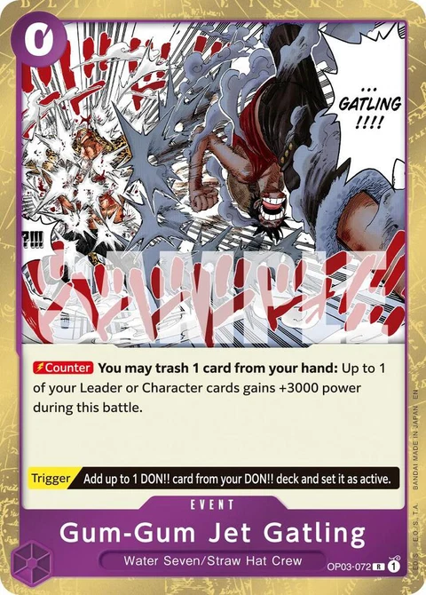 Gum-Gum Jet Gatling (Reprint) - One Piece Card Game card