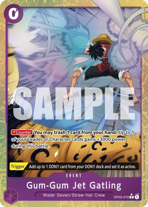 Gum-Gum Jet Gatling (Alternate Art) - One Piece Card Game card