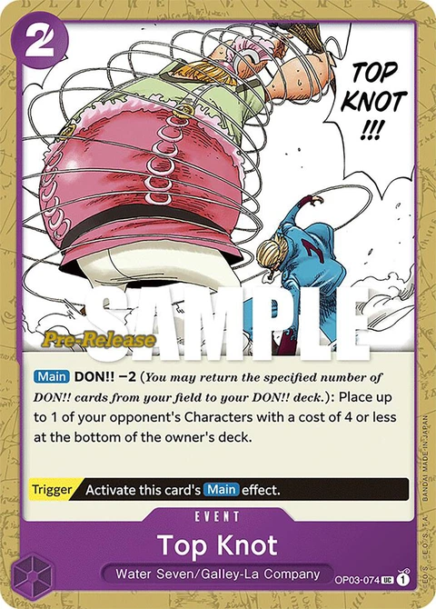 Top Knot - One Piece Card Game card