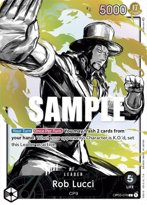 Rob Lucci (Alternate Art) - One Piece Card Game card