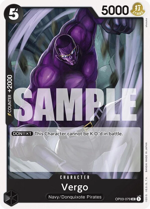 Vergo - One Piece Card Game card