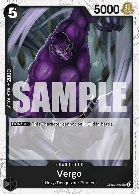 Vergo (Jolly Roger Foil) - One Piece Card Game card