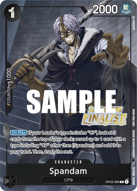 Spandam (Online Regional 2023) - One Piece Card Game card