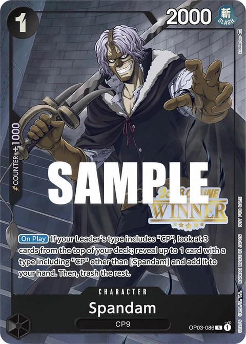 Spandam (Online Regional 2023) - One Piece Card Game card