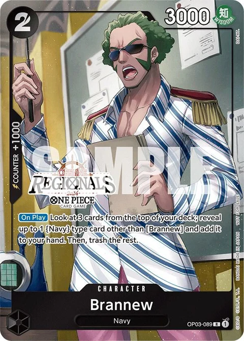 Brannew (Offline Regional 2024) - One Piece Card Game card