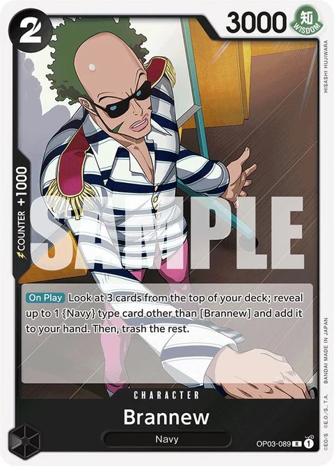 Brannew (Reprint) - One Piece Card Game card