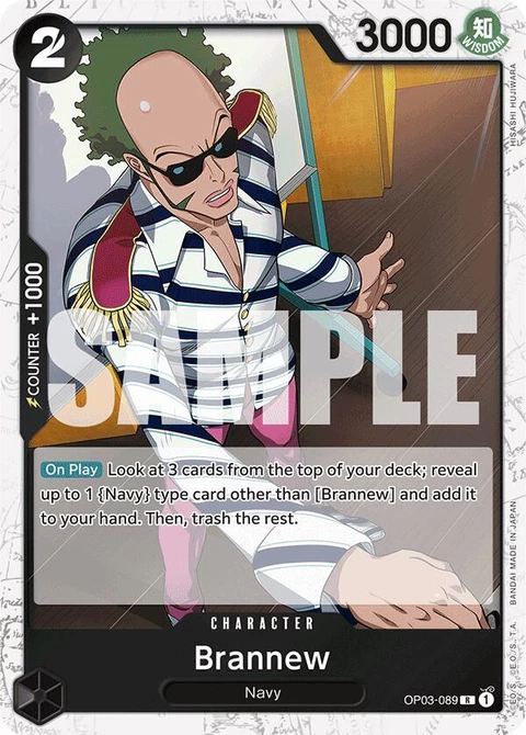 Brannew (Jolly Roger Foil) - One Piece Card Game card