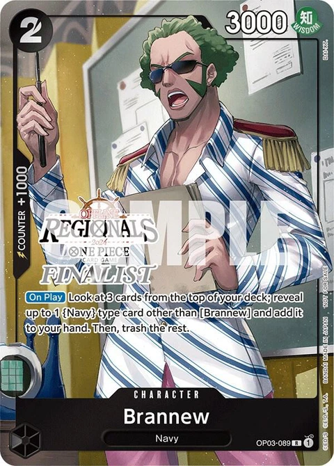 Brannew (Offline Regional 2024) - One Piece Card Game card