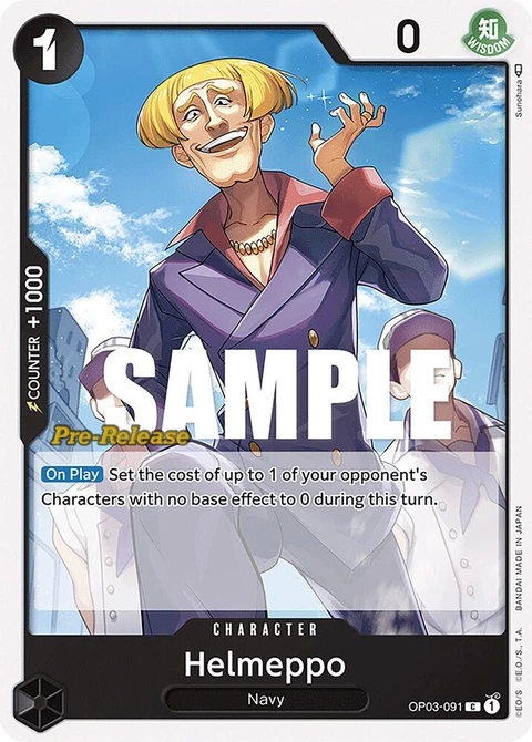 Helmeppo - One Piece Card Game card