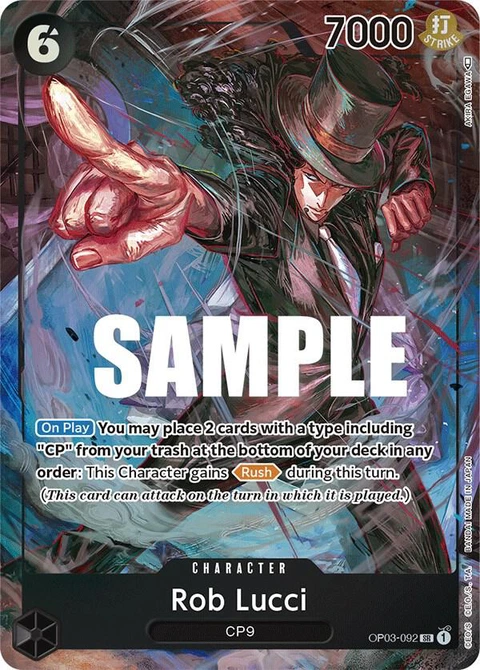 Rob Lucci (Alternate Art) - One Piece Card Game card