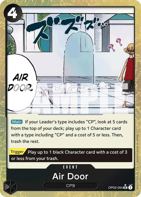 Air Door (Textured Foil) - One Piece Card Game card