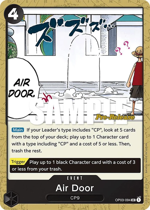 Air Door - One Piece Card Game card