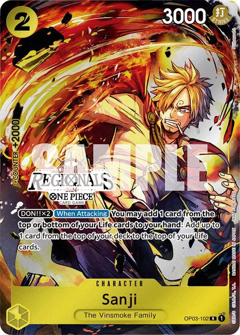 Sanji (Offline Regional 2024) - One Piece Card Game card