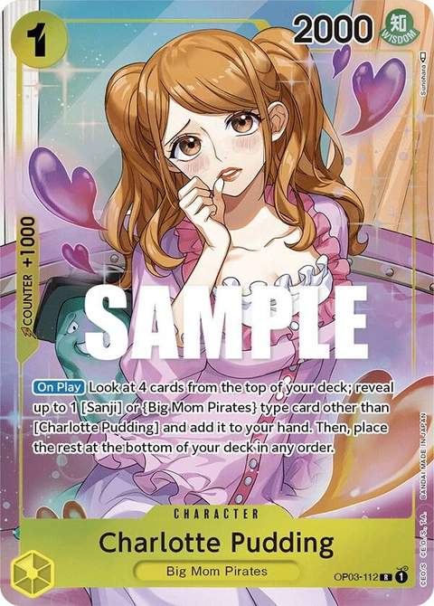 Charlotte Pudding (Alternate Art) - One Piece Card Game card