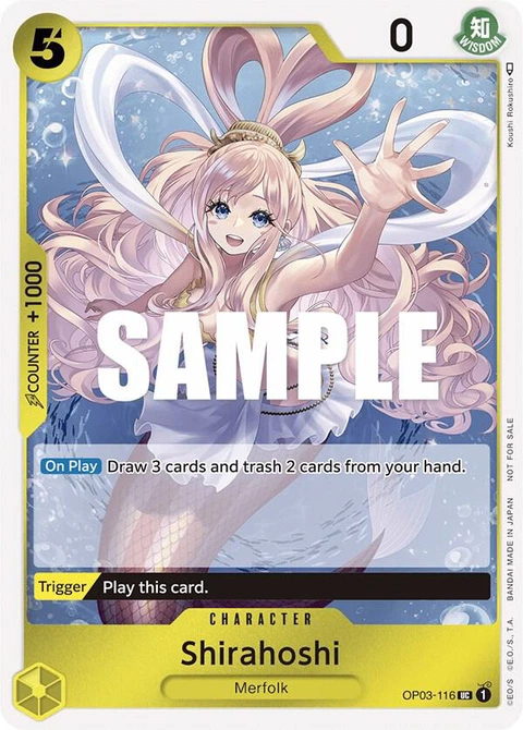 Shirahoshi (Dash Pack) - One Piece Card Game card