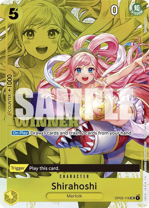 Shirahoshi (Winner Pack Vol. 6) - One Piece Card Game card