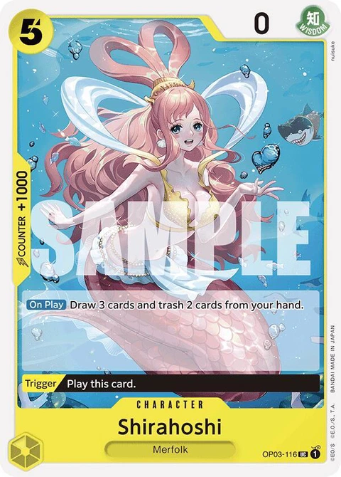 Shirahoshi (Reprint) - One Piece Card Game card