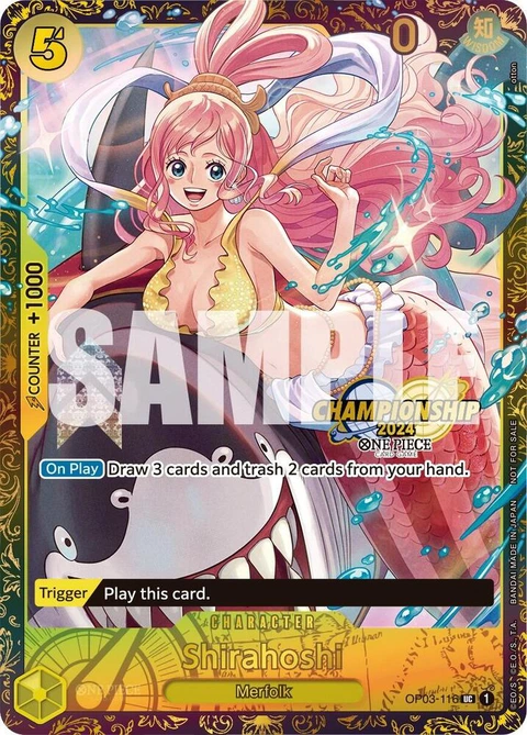 Shirahoshi (October Championship 2024 Online Regional) - One Piece Card Game card