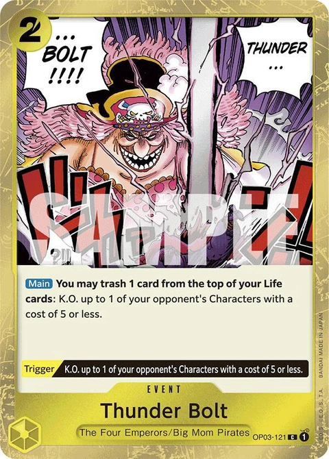 Thunder Bolt (Jolly Roger Foil) - One Piece Card Game card