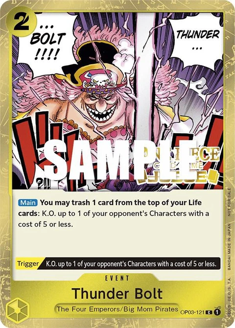 Thunder Bolt (Judge Pack Vol. 2) - One Piece Card Game card