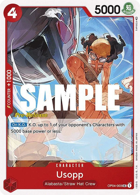 Usopp - One Piece Card Game card