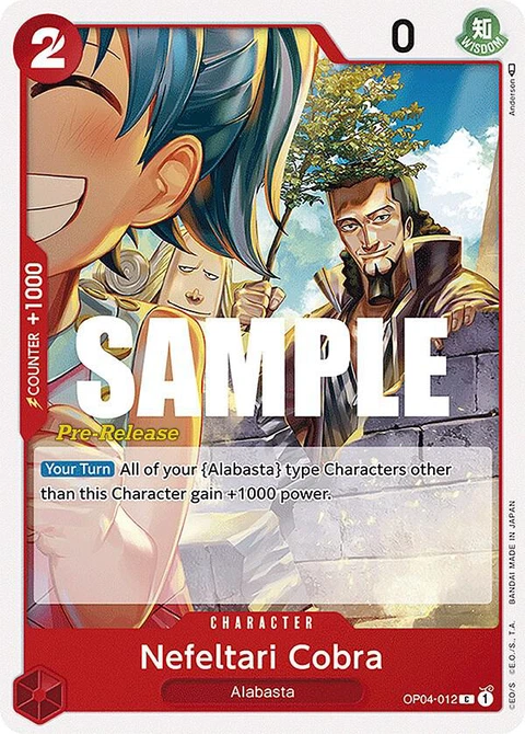 Nefeltari Cobra - One Piece Card Game card