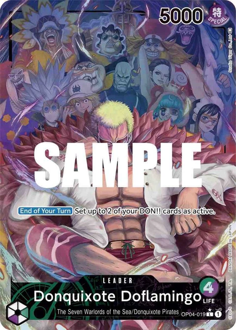 Donquixote Doflamingo (Alternate Art) - One Piece Card Game card